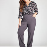 Roz & Ali™ Secret Agent Pull On Tummy Control Pants Cateye Pockets with Rivets, Tall Length