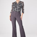 Roz & Ali™ Secret Agent Trouser With Cateye Pockets And Zipper, Short Length Plus