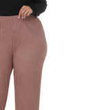 Plus Size Rhinestone Embellished Straight-Leg Pants
