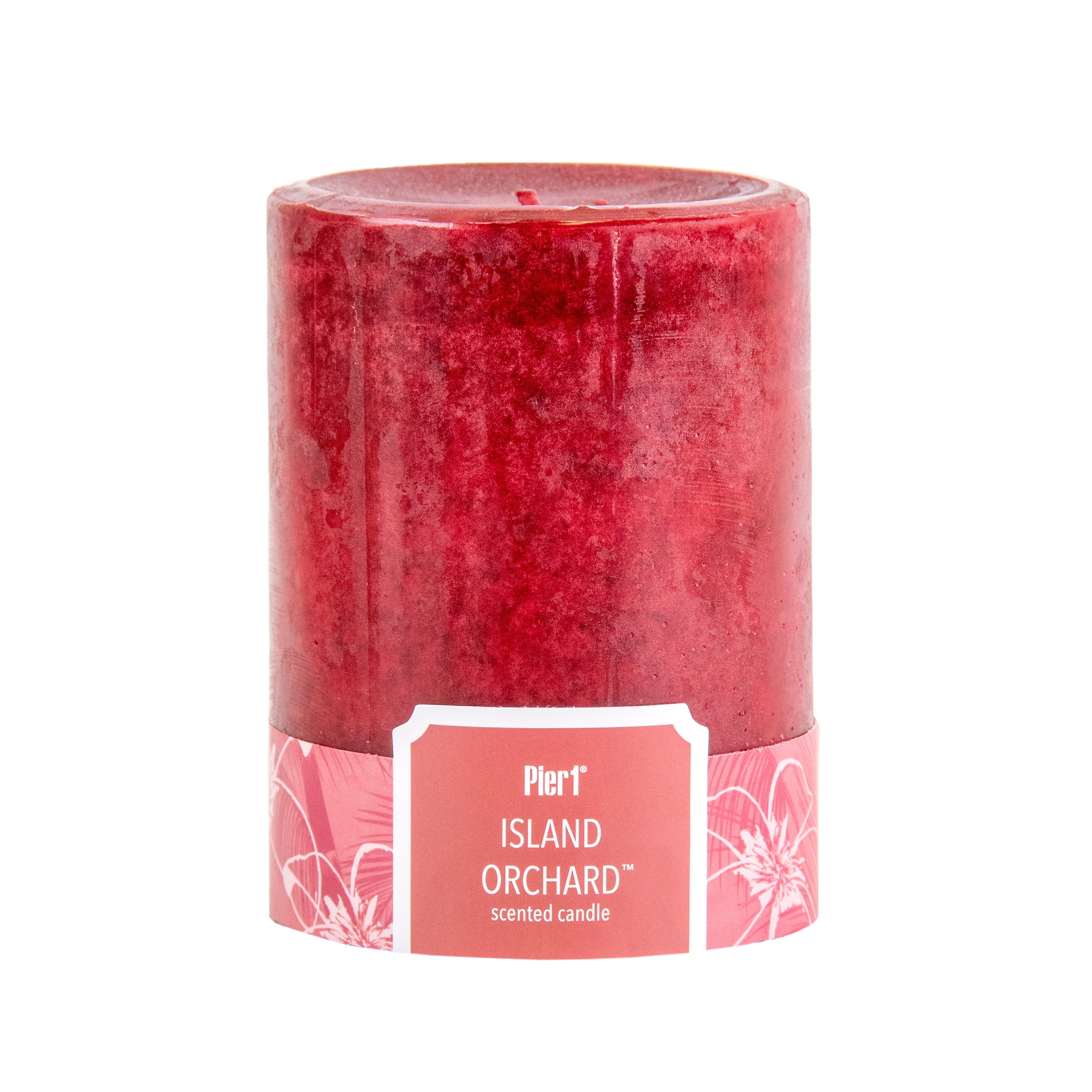 Pier-1-Island-Orchard-Mottled-3x4-Pillar-Candle-Candles