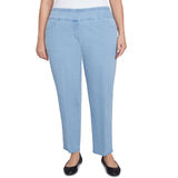 Alfred Dunner Women's Super Stretch Mid- Rise Average Length Pant - Plus