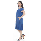 Women's Flutter Sleeve Ruffle Tiered Dress