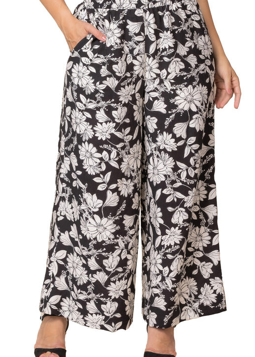 Eva Wide Leg Palazzo Pants - Plus