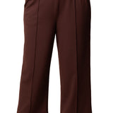 Polished Ponte Wide Leg Pants - Plus