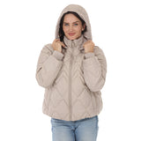 Women's Hooded Quilted Puffer Coat