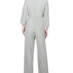 3/4 Sleeve Belted Jumpsuit - Petite - DressbarnJumpsuits & Rompers