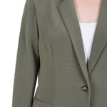 3/4 Sleeve Heavy Jacquard Knit Jacket - Petite - DressbarnCoats & Jackets