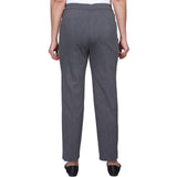 Alfred Dunner Classic Allure Fit Proportioned Pant with Elastic Comfort Waistband Average Length