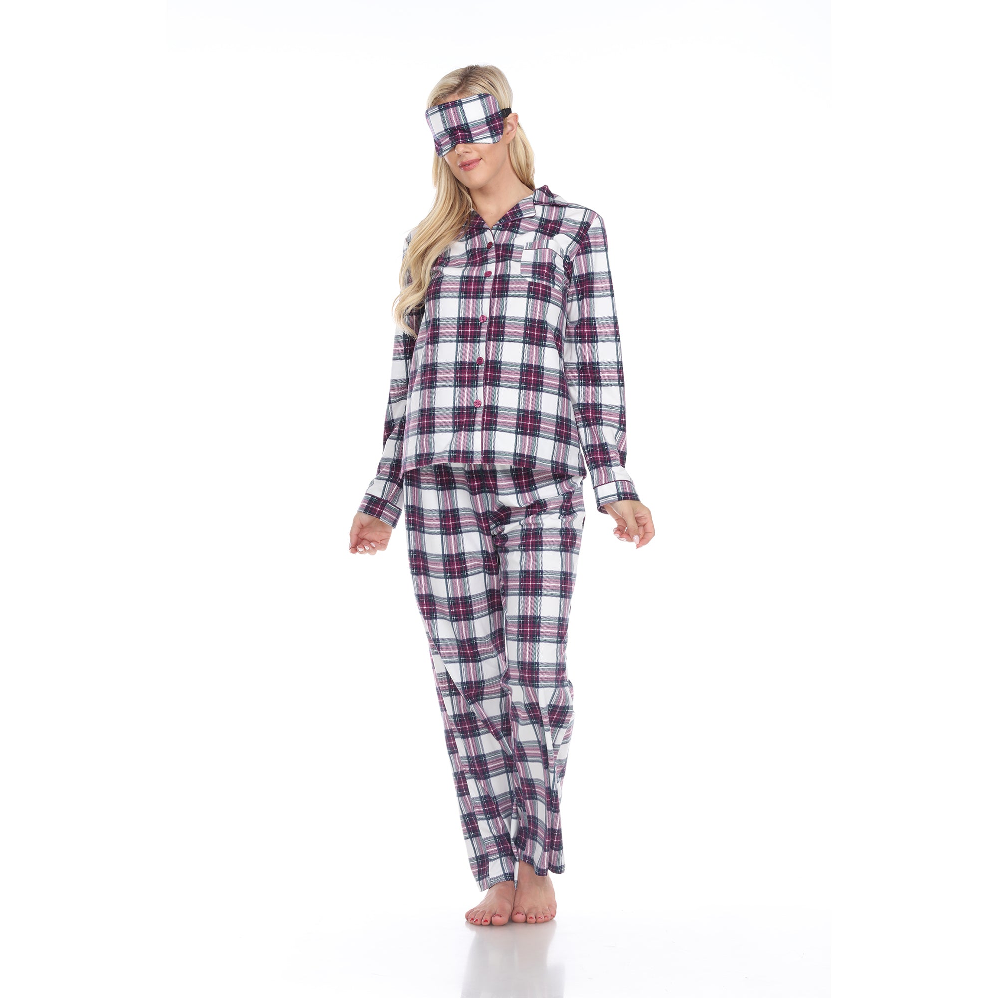 Women's Three-Piece Pajama Set - DressbarnLounge Sets