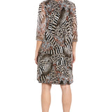 2-Piece Jacket Dress with Detachable Necklace