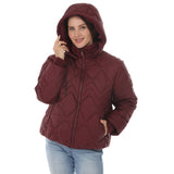 Women's Hooded Quilted Puffer Coat