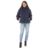 Women's Hooded Quilted Puffer Coat