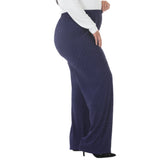 Plus Size Rhinestone Embellished Straight-Leg Pants