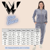 Women's Velour Zip-Front Jacket & Jogger Pants Set