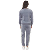 Women's Velour Zip-Front Jacket & Jogger Pants Set