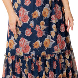 Isla Tiered Mesh Maxi Skirt - Plus