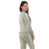 Women's Velour Zip-Front Jacket & Jogger Pants Set