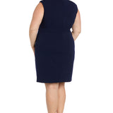 Belted Sheath Dress - Plus