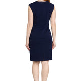 Belted Sheath Dress - Petite
