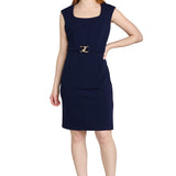Belted Sheath Dress