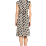 Printed V Neck Jersey with Hardware - Petite