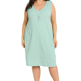 2Pc Jacket Dress with Necklace -Plus