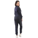 Women's Velour Zip-Front Jacket & Jogger Pants Set