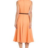 Fit and Flare Shirt Dress with Belt