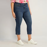 Westport Signature Side Slit Capri in Vintage - Plus
