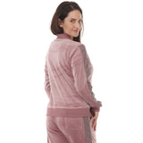 Women's Velour Zip-Front Jacket & Jogger Pants Set