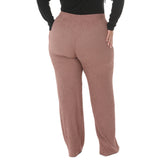 Plus Size Rhinestone Embellished Straight-Leg Pants