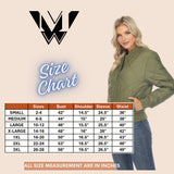 Plus Size Quilted Zip-Front Bomber Jacket