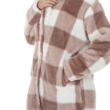 Women's Buffalo Plaid Plush Coat