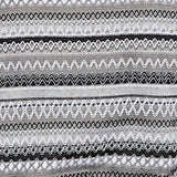 Alfred Dunner Textured Stripe Knit Top with Necklace - Grey - Plus