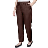 Alfred Dunner Classic Proportioned Pant Average Length- Petite