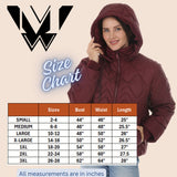 Plus Size Hooded Quilted Puffer Coat