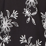 Alfred Dunner Tossed Floral Embroidered Top- Petite