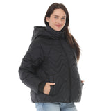 Women's Hooded Quilted Puffer Coat