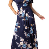 Vienna Maxi Dress in Plum Passion