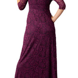 Maria Lace Evening Gown