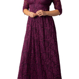 Maria Lace Evening Gown