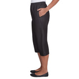 Alfred Dunner Relaxed Fit Denim Capri