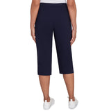 Alfred Dunner Women's Allure Stretch Clamdigger Pant