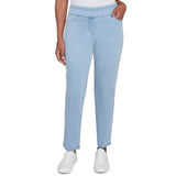 Alfred Dunner Women's Super Stretch Mid- Rise Short Length Pant