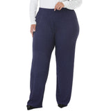 Plus Size Rhinestone Embellished Straight-Leg Pants