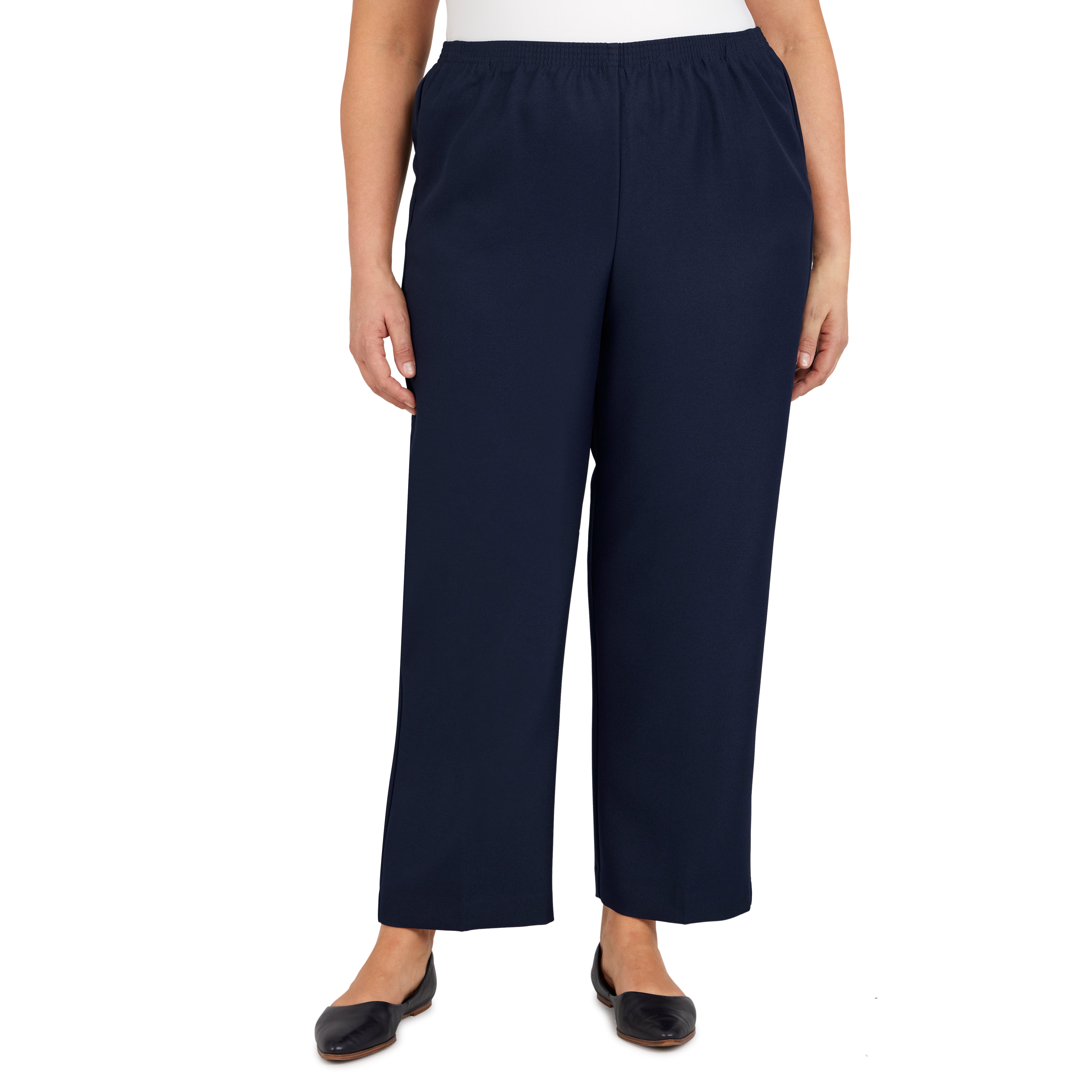Alfred Dunner Classic Proportioned Pant Average Length - Plus