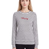 NY Collection Long Sleeve "Merry" Pullover Top