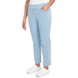Alfred Dunner Women's Super Stretch Mid- Rise Average Length Pant