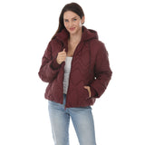 Women's Hooded Quilted Puffer Coat