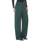 Women's Rhinestone Embellished Straight-Leg Pants